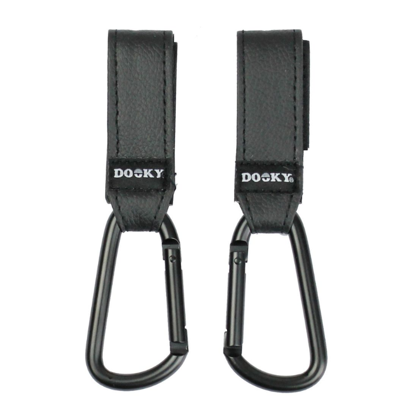 Σετ 2 μικροί γάντζοι καροτσιού Dooky Black DK-5027001