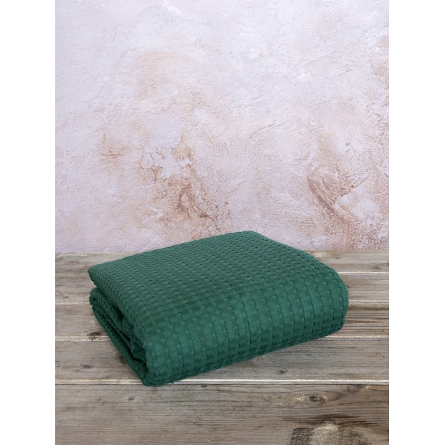 Κουβέρτα Πικέ King Size Nima Habit Jungle Green...