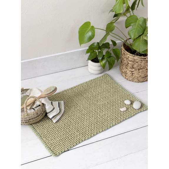 Πατάκι Μπάνιου Nima Olive Green Πράσινο 50x80