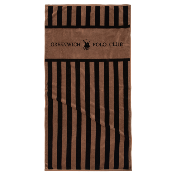 Πετσέτα Θαλάσσης Greenwich Polo Club 5233 Brown 90x180