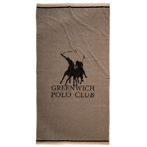 Πετσέτα Θαλάσσης Greenwich Polo Club 5236 Taupe 90x180