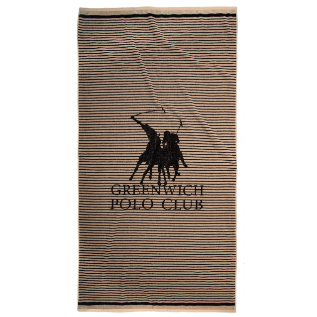 Πετσέτα Θαλάσσης Greenwich Polo Club 5236 Taupe...