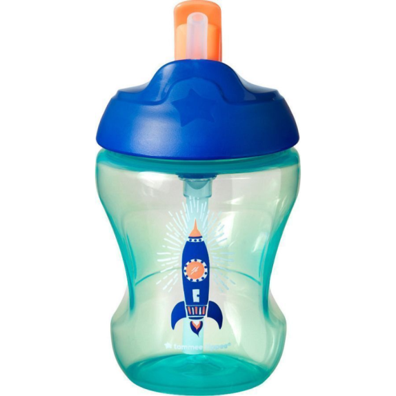Ποτήρι Με Καλαμάκι Tommee Tippee Αγόρι 7m+ 230ml
