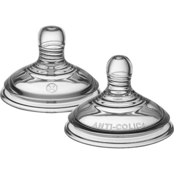 Θηλές Σιλικόνης Anti-Colic Tommee Tippee Μεταβλητή Ροή 2τμχ