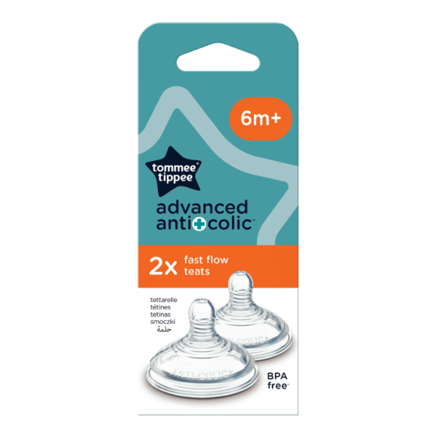 Θηλές Σιλικόνης Anti-Colic Tommee Tippee Μεγάλη...