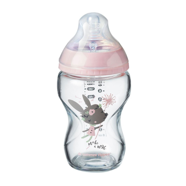 Μπιμπερό Γυάλινο Μικρή Ροή Tommee Tippee Με...