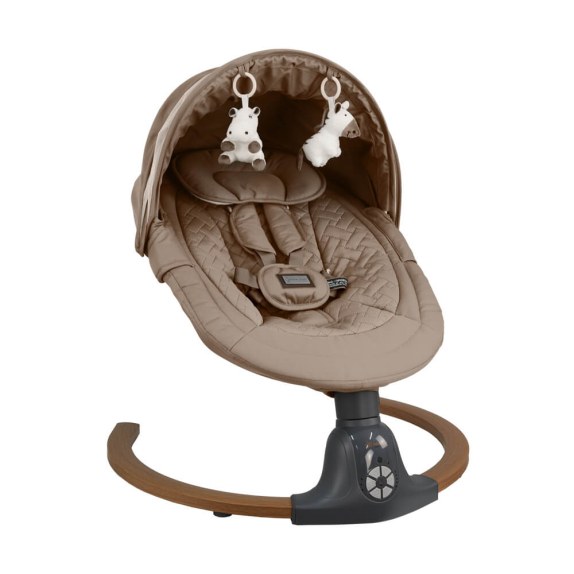 Ηλεκτρική Κούνια Bebe Stars Fluffy Natural Beige 257-182