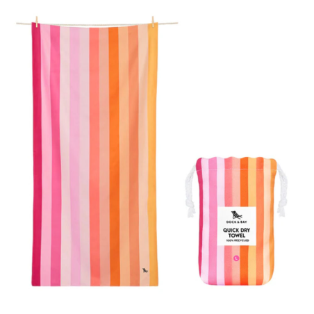 Πετσέτα Θαλάσσης Dock & Bay Miami Sorbet Μικροϊνών L 90x160