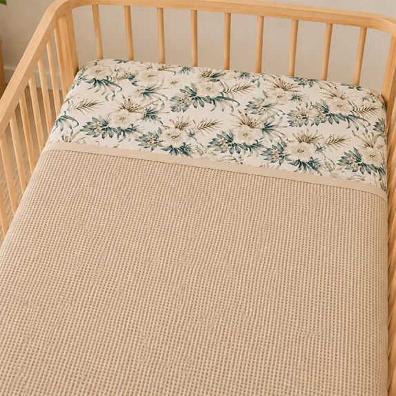 ABO Πικέ κουβέρτα κούνιας 100X150 Tropical