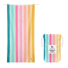 Πετσέτα Θαλάσσης Dock & Bay Coastal Candy Μικροϊνών XL 90x200