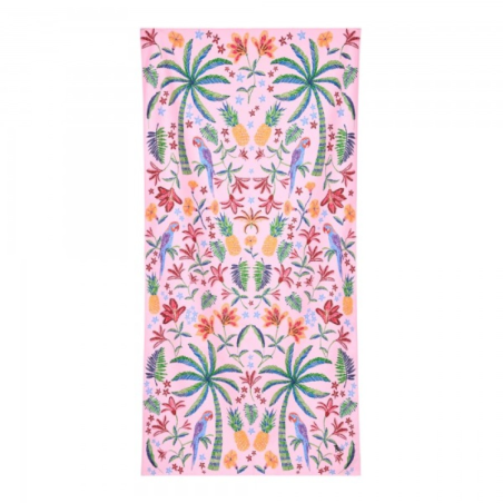 Πετσέτα Θαλάσσης Dock & Bay Pink Paradise Μικροϊνών XL 90x200