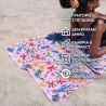 Πετσέτα Θαλάσσης Dock & Bay Pink Paradise Μικροϊνών XL 90x200