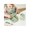 Πιάτο Done By Deer Από Πλαστικό Με Χώρισμα Playground Green BR90015