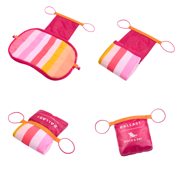 Μαξιλάρι Παραλίας Dock & Bay Αδιάβροχο Φουσκωτό Miami Sorbet