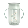 Ποτήρι Εκπαιδευτικό Suavinex 360 με λαβές 340ml +12μ Wonderland Green BR90187
