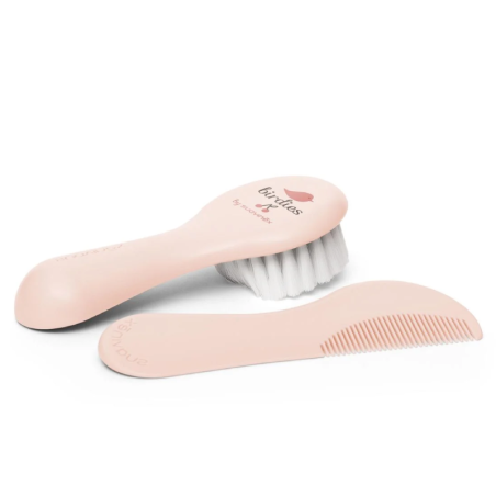 Σετ Suavinex Βούρτσα & Χτένα Birdies Pink BR79825