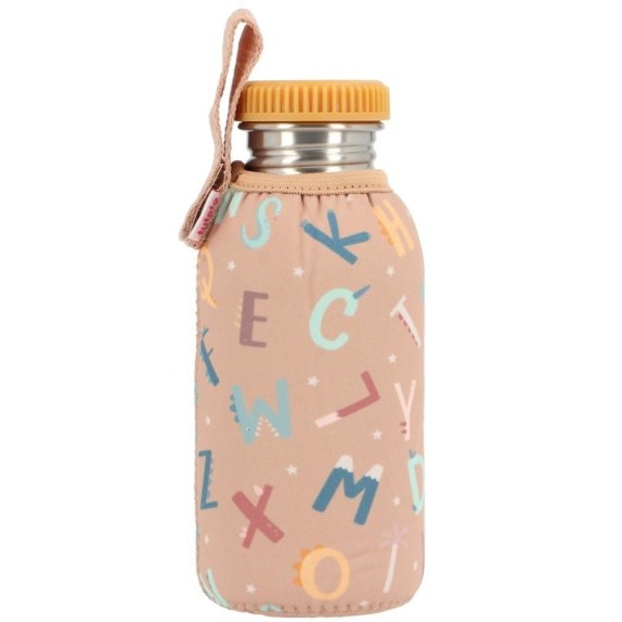 Aνοξείδωτο Μπουκάλι Νερού 500ml Funny Letters - Tutete