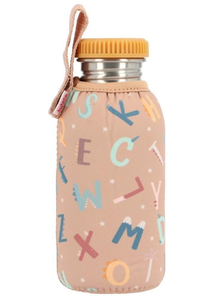 Aνοξείδωτο Μπουκάλι Νερού 500ml Funny Letters - Tutete