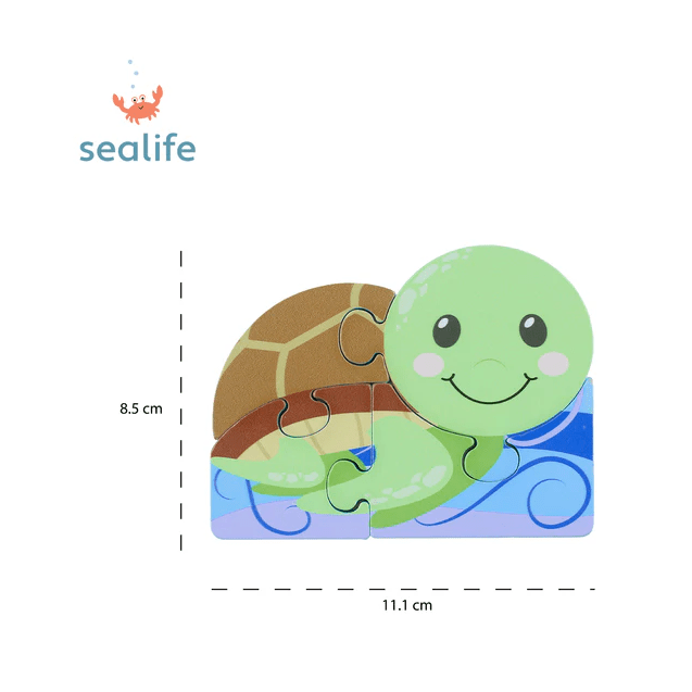 Μικρό Παζλ Χελωνίτσα Sea Life (FSC®)