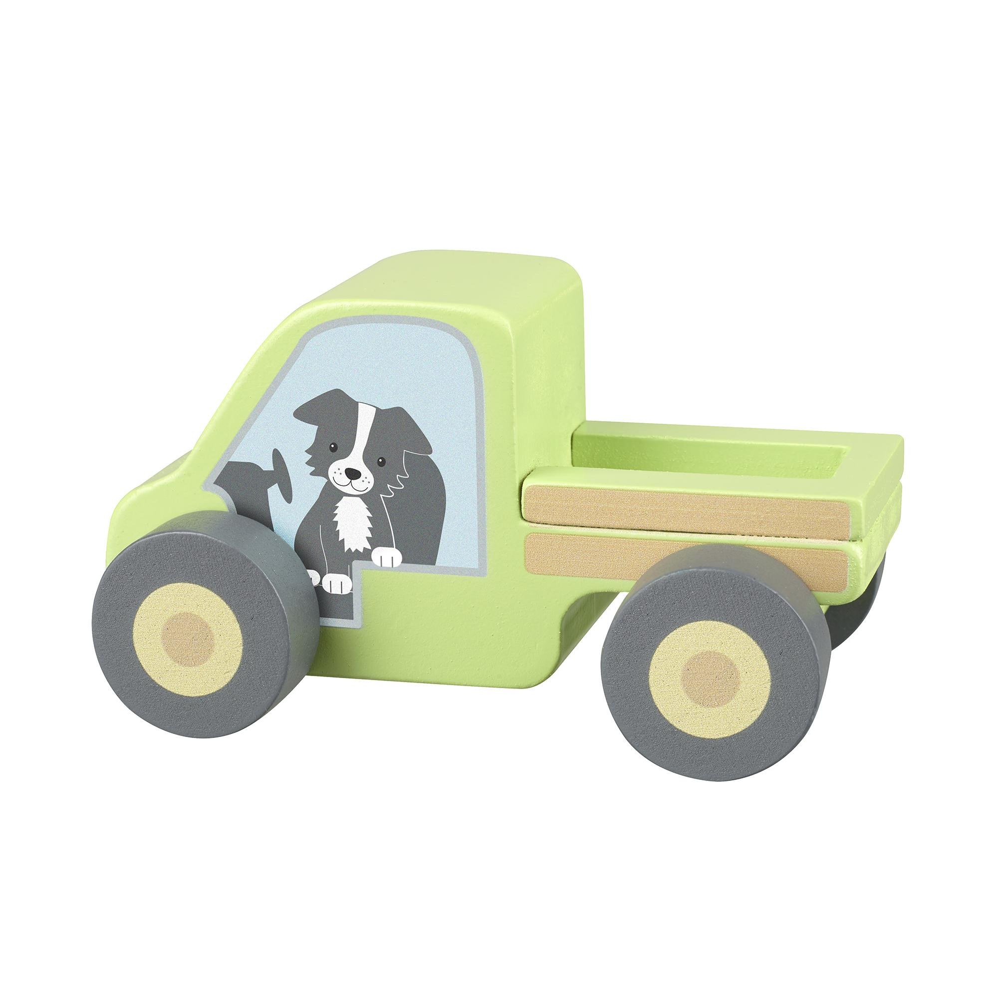 Αγροτικό Αυτοκινητάκι Push & Pull Farmyard Πορτοκαλί Tree Toys