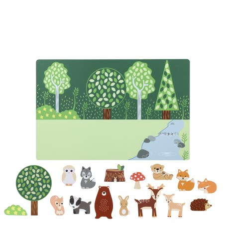 Μαγνητικός Πίνακας με Ζωάκια Woodland Orange Tree Toys (FSC®)