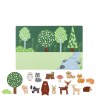 Μαγνητικός Πίνακας με Ζωάκια Woodland Orange Tree Toys (FSC®)