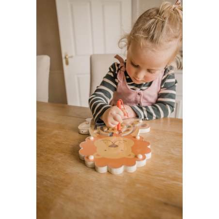 Μαγνητικός Λαβύρινθος Λιοντάρι Animals Orange Tree Toys (FSC®)