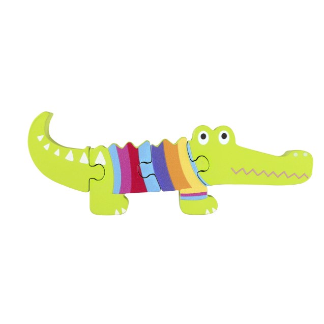Μικρό Παζλ Κροκόδειλος Animals Orange Tree Toys...
