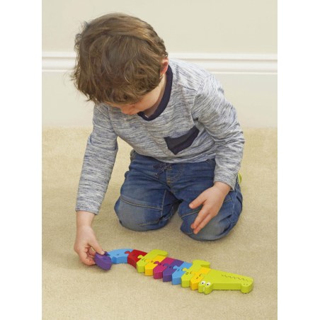 Παζλ Αριθμών Κροκόδειλος Animals Orange Tree Toys (FSC®)