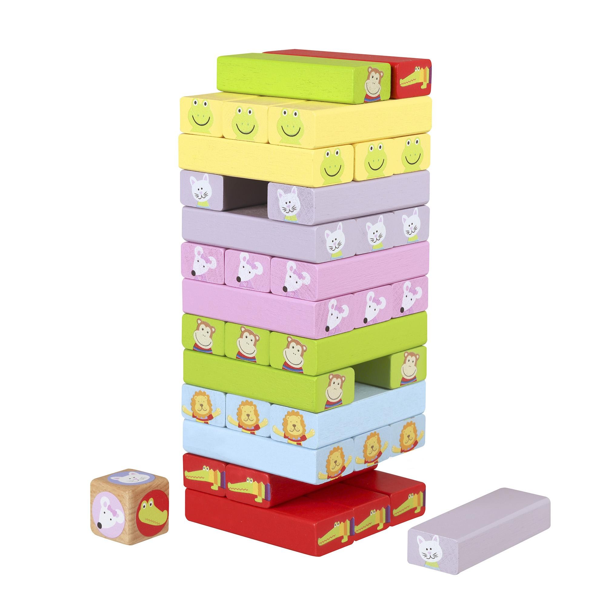 Πύργος Ισορροπίας Animals Πορτοκαλί Tree Toys (FSC®)