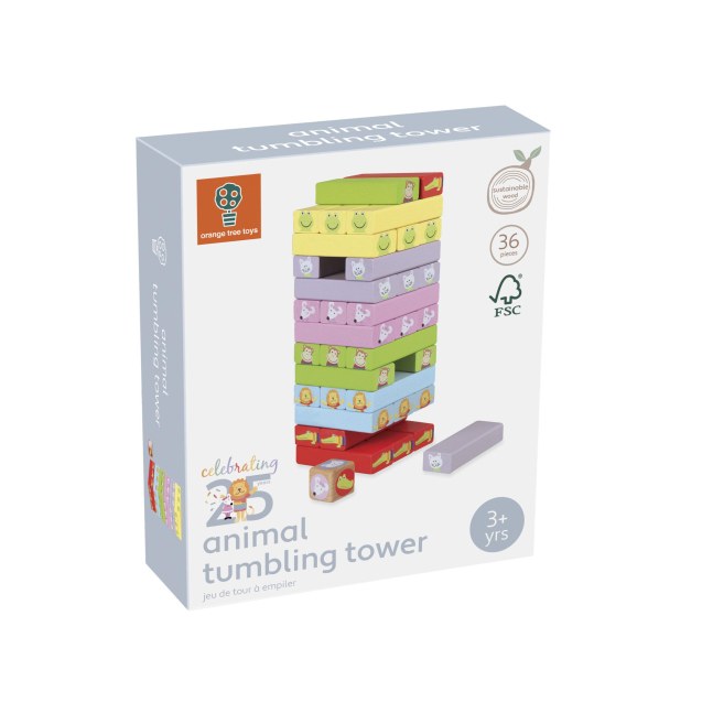 Πύργος Ισορροπίας Animals Orange Tree Toys (FSC®)