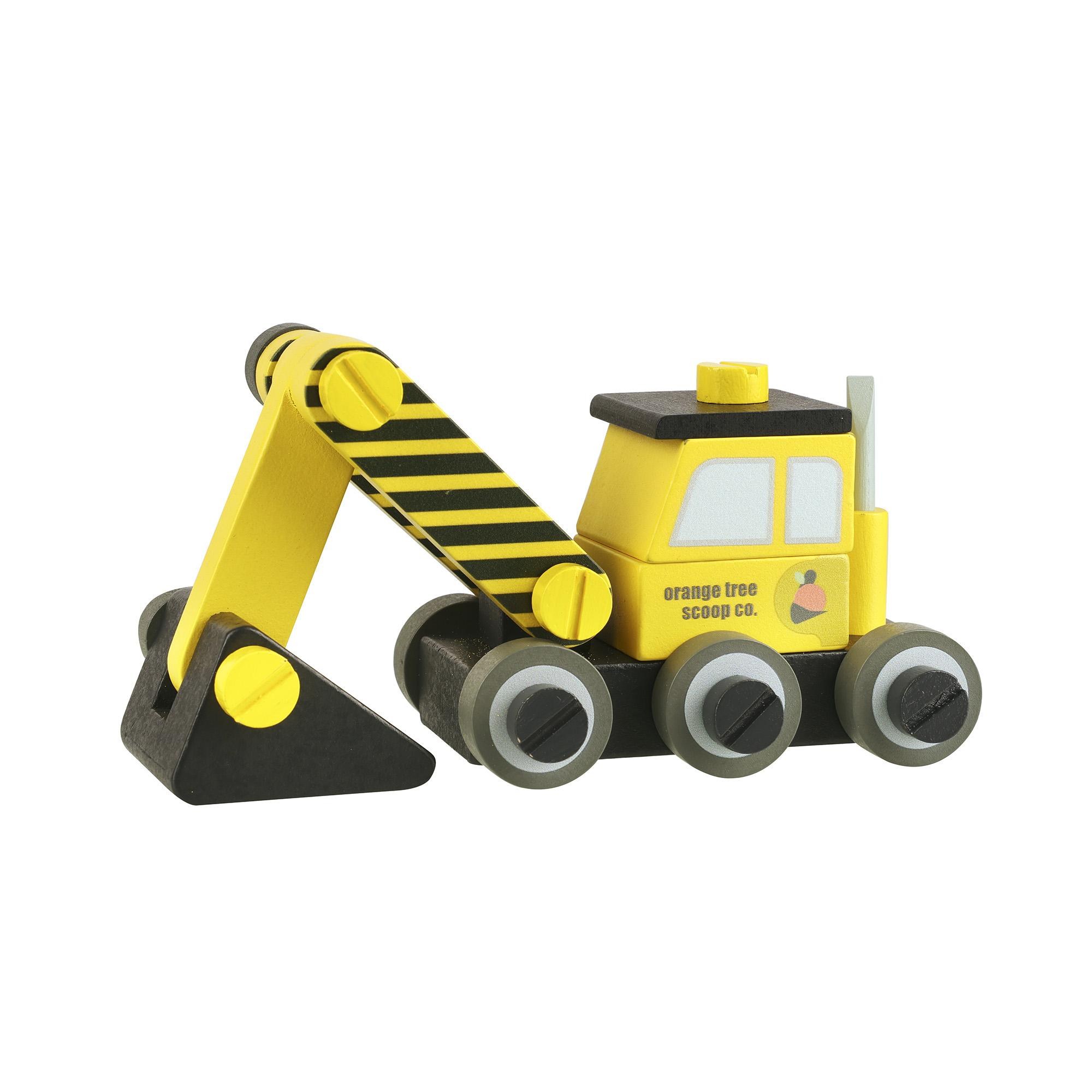 Συναρμολογούμενος Εκσκαφέας Construction Πορτοκαλί Tree Toys (FSC®)