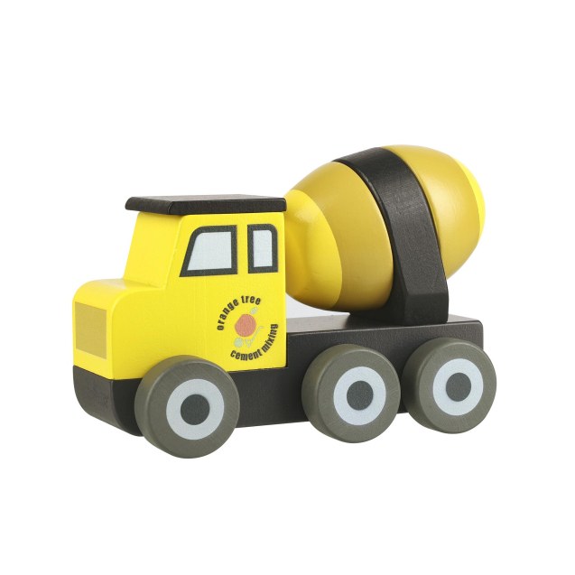 Ξύλινο Φορτηγό Μπετονίερα Construction Orange...