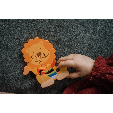 Μικρό Παζλ Λιοντάρι Jungle Animals Orange Tree Toys (FSC®)