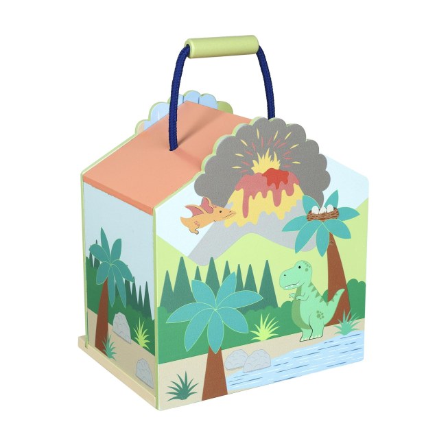Ξύλινοι Δεινόσαυροι Play Set Orange Tree Toys...