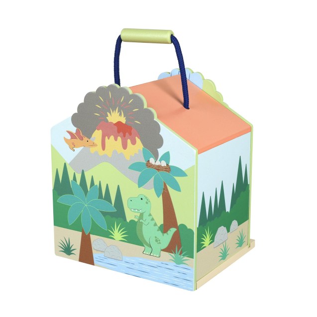 Ξύλινοι Δεινόσαυροι Play Set Orange Tree Toys...