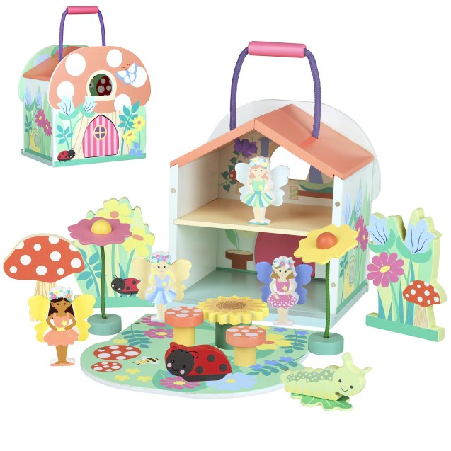 Ξύλινο Νεραϊδόσπιτο Play Set Orange Tree Toys...