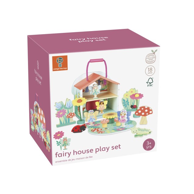 Ξύλινο Νεραϊδόσπιτο Play Set Orange Tree Toys...