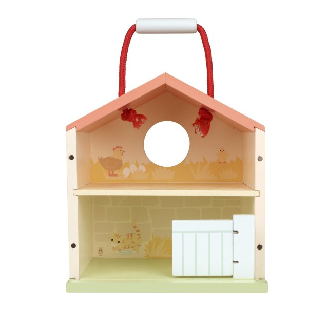 Ξύλινος Αχυρώνας Farmyard Play Set Orange Tree...