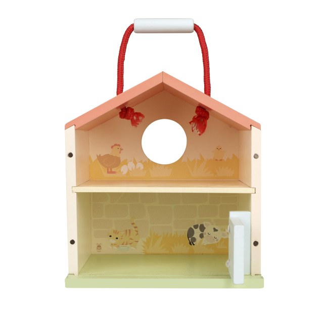 Ξύλινος Αχυρώνας Farmyard Play Set Orange Tree...