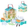 Ξύλινος Ζωολογικός Κήπος Play Set Orange Tree Toys (FSC®)
