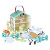 Ξύλινος Ζωολογικός Κήπος Play Set Orange Tree Toys (FSC®)
