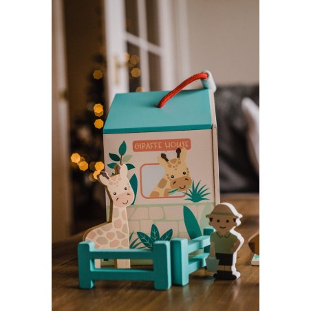 Ξύλινος Ζωολογικός Κήπος Play Set Orange Tree Toys (FSC®)