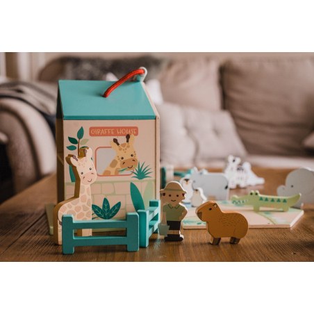 Ξύλινος Ζωολογικός Κήπος Play Set Orange Tree Toys (FSC®)