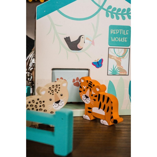 Ξύλινος Ζωολογικός Κήπος Play Set Orange Tree...