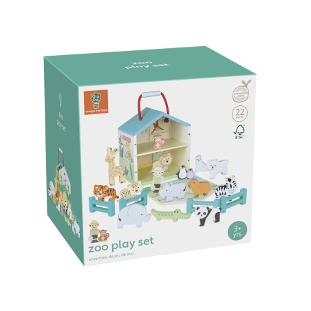 Ξύλινος Ζωολογικός Κήπος Play Set Orange Tree Toys (FSC®)