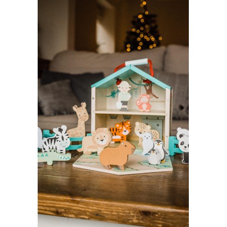 Ξύλινος Ζωολογικός Κήπος Play Set Orange Tree Toys (FSC®)
