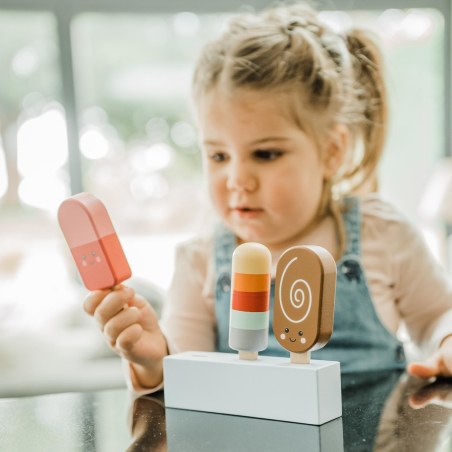 Ξύλινα Παγωτά Ξυλάκια Happy Treats Orange Tree Toys (FSC®)