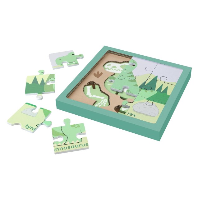 Σετ 2 Παζλ T-Rex Dinosaurs Orange Tree Toys (FSC®)