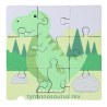 Σετ 2 Παζλ T-Rex Dinosaurs Orange Tree Toys (FSC®)